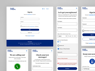 Enterprise Sign In accessibility enterprise log in responsive sign in ui wcag