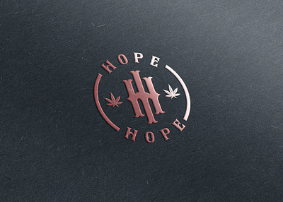 Hi-hope Logo Design brand brand logo cricle logo graphic design logo logodesign logos logotype retro logo typography logo vintage logo