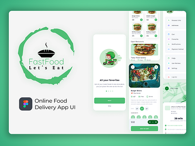 FastFood. app branding culinaryart design dribbble figma food fooddesign foodpackaging foodphotography foodstyling illustration logo online restaurant restaurantdesign uidesign uiux webdesign website