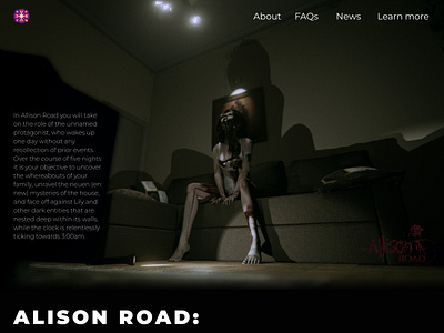 Allison Road website by Nastya Nimble branding graphic design logo motion graphics ui