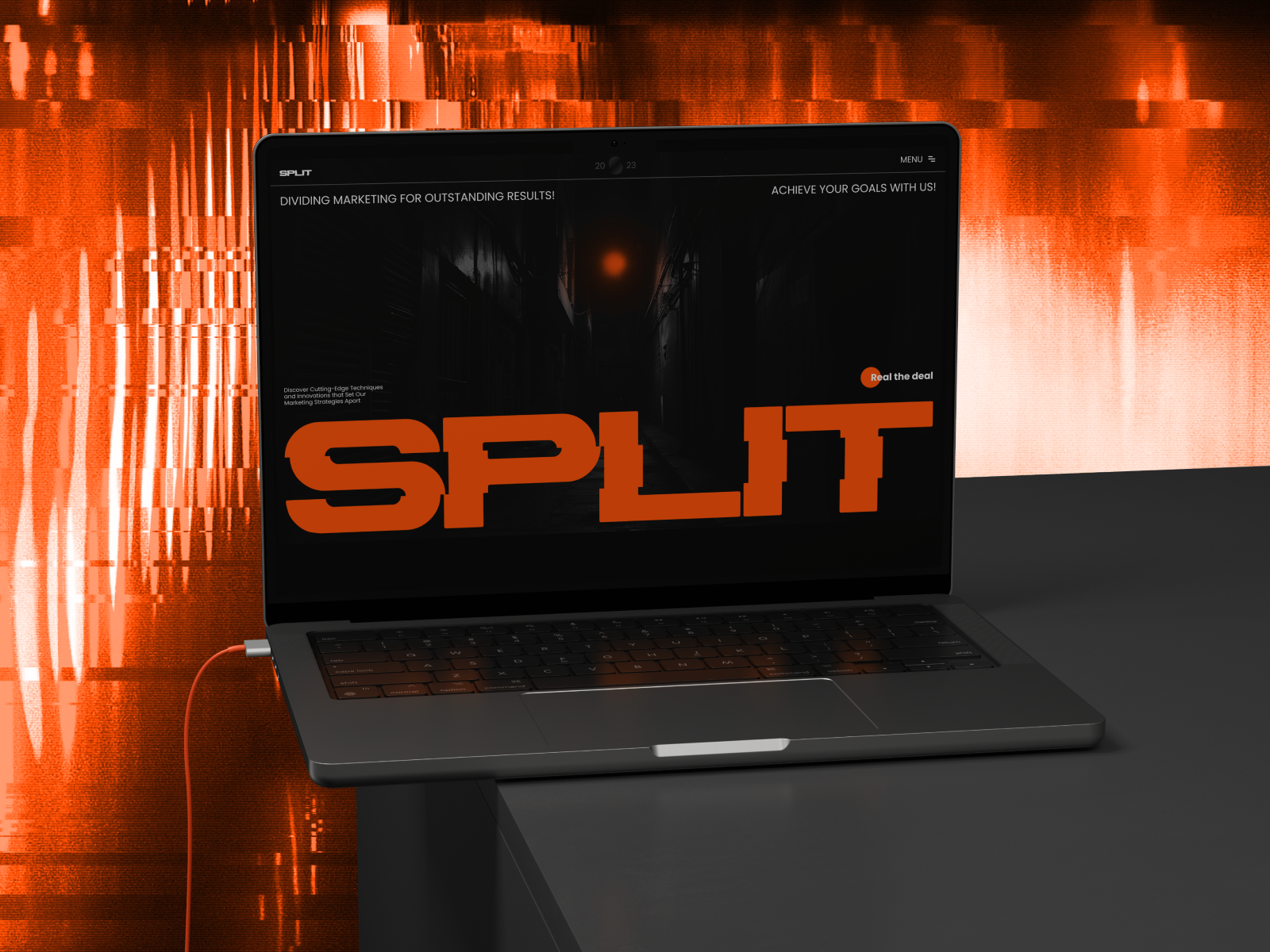 SPLIT - marketing agency mainpage design agency animation design marketing agency motion graphics ui ux webdesign website