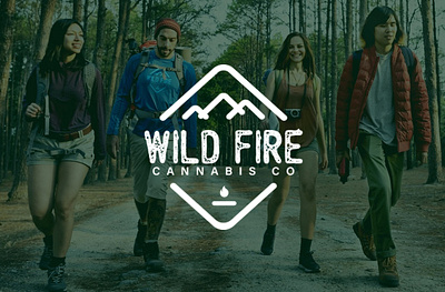 Logo: Wildfire Cannabis branding graphic design logo
