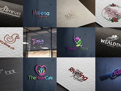 Minimal Logos branding creative design graphic design illustration logo design minimal responsive tshirt vector