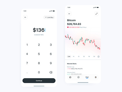 💶 Investment & Portfolio Management App | Chart & Trading banking bitcoin btc chart crypto cryptocurrency eth ethereum finance fintech invest investment revolut robinhood stock swap trade trading platform trading view wealth simple