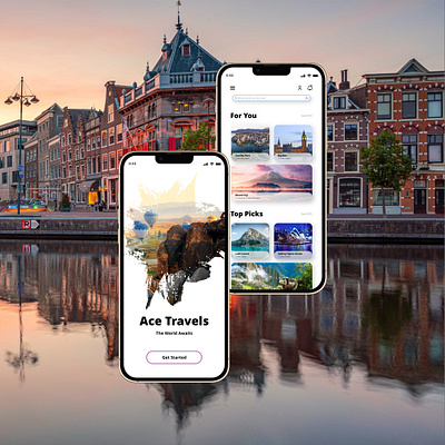 Ace Travels travel trip trips ui ui design ux ux design uxui vacation