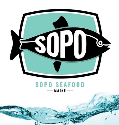 Logo / Identity: SoPo Seafood branding graphic design logo