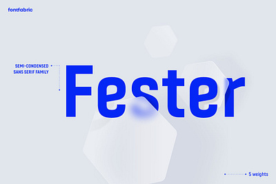 Fester app display font geometric sans headline font packaging design sans serif technical typeface ui design user interface variable font