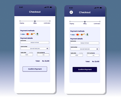 Credit Card Checkout Page - Daily UI Challenge checkout checkout page daily ui dailyui figma ui ui design uiux user interface