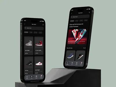 Sneakers & Shoes E-Commerce Mobile App 3d animation branding e commerce mobile app ui e commerce ui mobile graphic design logo mobile app mobile app ui motion graphics shoes store mobile app sneakerdraws — mobile app design ui