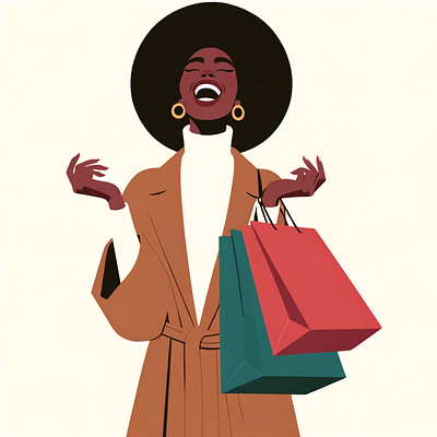 The shopping illustration
