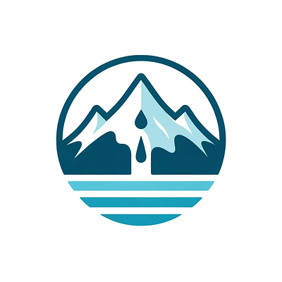 Waterbrand logo branding illustration logo