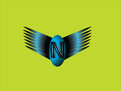 N letter logo 3d animation branding graphic design illustration letter logo logo logo design motion graphics ui