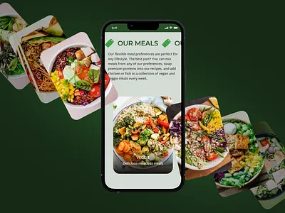 GC - Online Food Delivery App agency branding concept delivery design design concept food food delivery green landing landing page main page minimal redesign ui ui design uiux ux web design web site