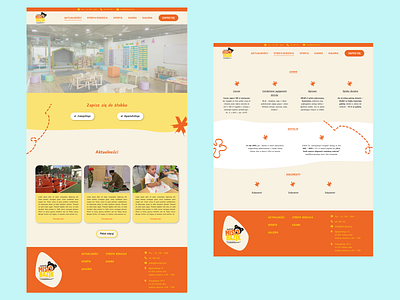 Nursery webdesign kindergarden nursery ui webdesign