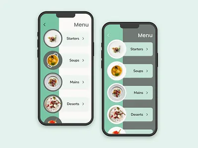 Daily UI Challenge 043 - Food Menu app app design branding dailyui design food menu food ordering app illustration interface mobile app productdesign ui uidesign uiux uiux design uiuxdesign userinterface ux uxdesign