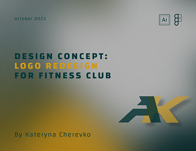 Design concept: logo redesign fitness club branding design figma graphic design illustration illustrator logo redesign