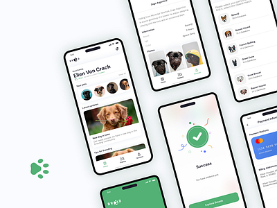 Breed - Pet Companionship Platform | UI / UX | iOS App | Mobile android app application design branding design figma graphic design illustrator ios logo mobile app mobile application photoshop typography ui ui design ux