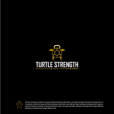 Turtle Gym Logo Design business logo cartoonish logo graphic design gym logo gym turtle logo design minimal logo modern logo turtle logo turtle strenght