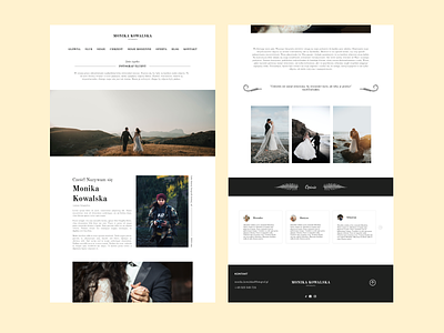 Webdesign photographer design photographer ui webdesign wedding photographer