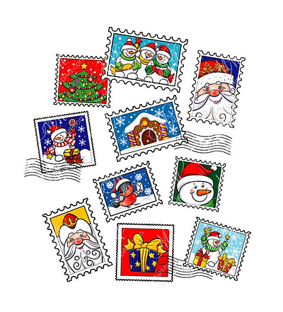 Set New Year postage stamps christmas christmas cards christmas decoration christmas stickers christmas vector set graphic design greeting cards instant download labels design new year packaging design postage stamps santa claus santa claus set set vector clipart snowmen vector christmas collection vector clipart vector set vector stickers