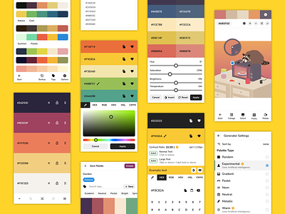 Pigments - Color Scheme Creator app design color palette color picker color scheme mobile app