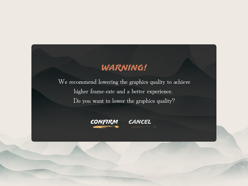 Warning modal - Edoverse cancel action confirm action design metaverse modal product design ui ux warning warning modal web3 window