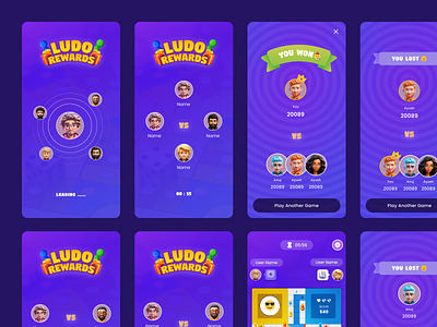 Ludo Rewards game game logo gaming illustration inspiration logo ludo real money rewards ux