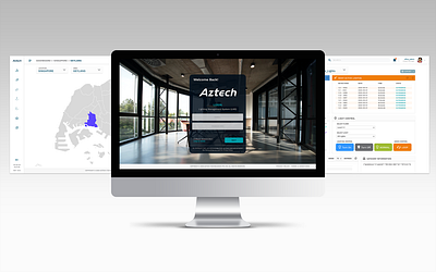 Aztech LMS Dashboard UI Demo dashboard design design demo gui design ui web design