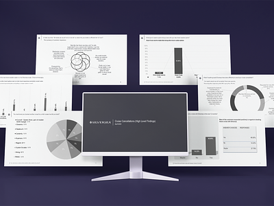 Data Analysis & Visualization Presentation Deck 3d analysis black and white branding data visualization design graphic design illustration presentation presentation design typography vector