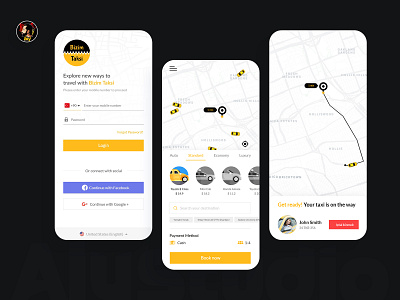 Bizim Taksi | App UI android app app design dailyui design modern design ui uiux