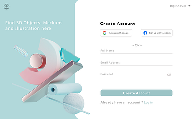 Ui Designs graphic design landing page ui web layout