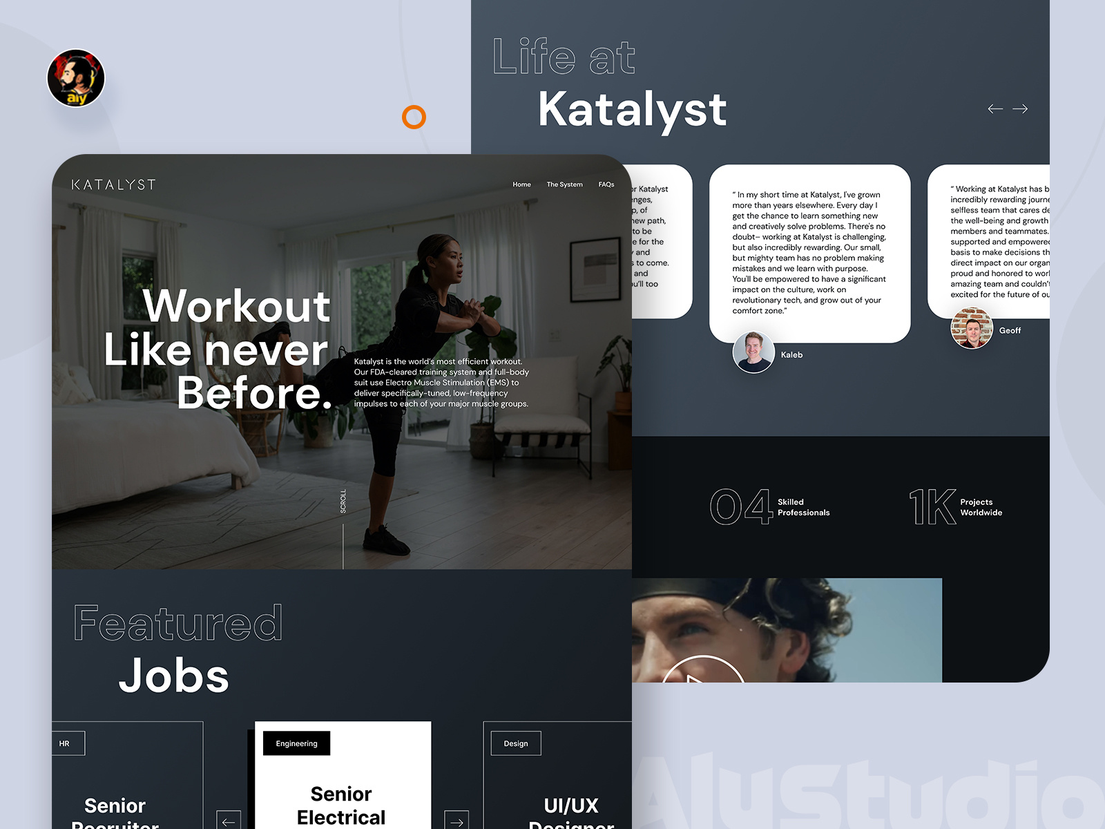 Katalyst Career by Aly Khan on Dribbble
