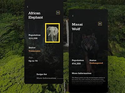 Nature Mobile UI app branding design graphic design illustration logo typography ui ux vector