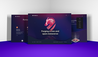 Forbole Website Revamp Project design systems responsive design ui user experience user interface uxui web design