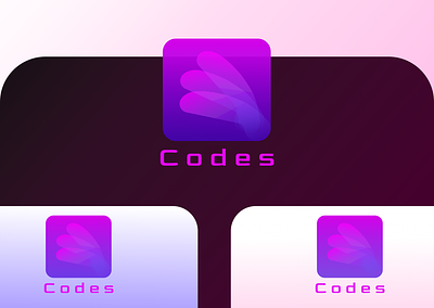 Codes Logo 2d branding design graphic design illustration logo motion graphics saas typography ui ux vector web