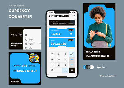 Currency Converter calculator converter mobile ui design