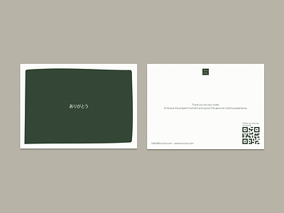 Print Concepts For Inucha Ceremonial Matcha brand design brand direction brand identity branding graphic design luxury branding matcha brand matcha branding minimalist print assets print concepts stationary thank you card