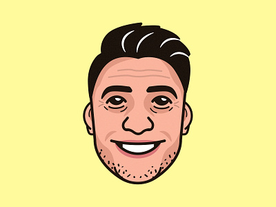 Just Me, Illustrated avatar face illustration person profile pic