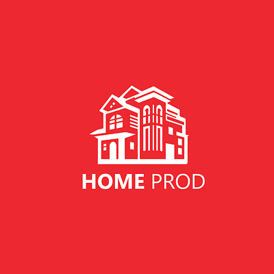 Logo Design Home adobe branding graphic design home logo prod red vector victor work