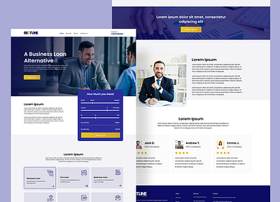 BestLine - Informational WordPress Development branding custom design financial websites insurance companies ui uiux user experience web development wordpress developmen