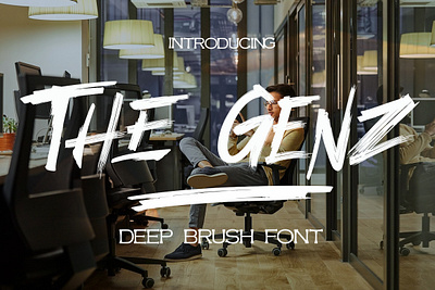 The Genz branding brush business cover design graphic design illustration logo magazine