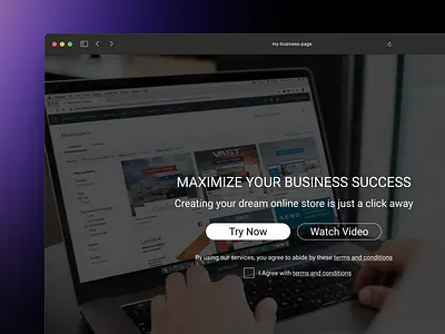 Welcome Screen for eCommerce Website Builder app branding design ecommerce graphic design illustration landing page logo online shop saas setup page ui ux ux design vector web builder web design website welcome page welcome screen