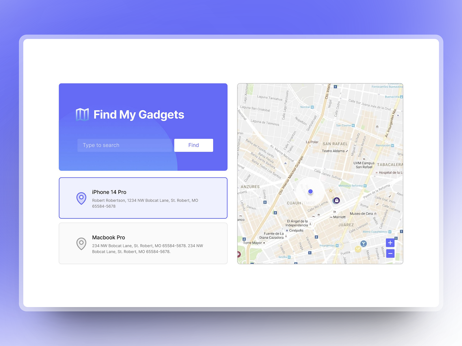 Map UI Design by Joanna Camille Butil on Dribbble