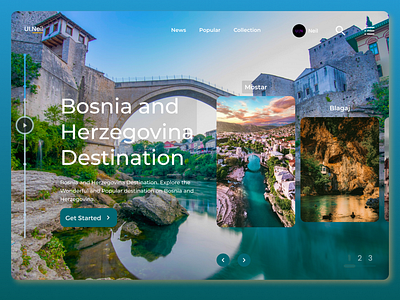 Bosnia and Herzegovina Web Design 3d animation app appdesign branding design graphic design illustration logo motion graphics ui uidesign ux uxdesign