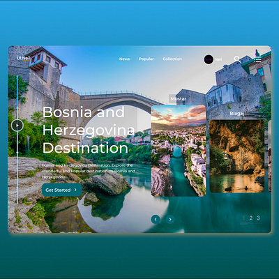 Bosnia and Herzegovina Web Design 3d animation app appdesign branding design graphic design illustration logo motion graphics ui uidesign ux uxdesign