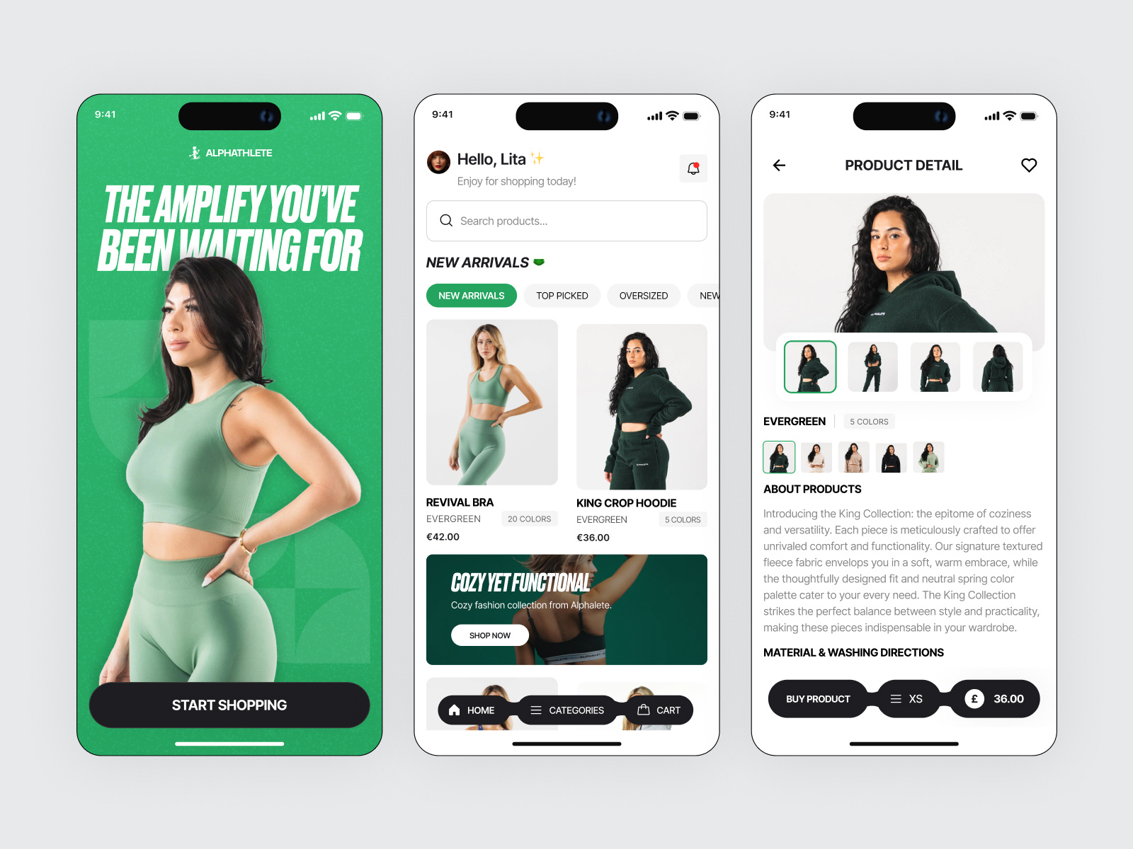 Alphathlete - Fitness Shirt Marketplace 🏅 app bold catalouge e commerce ecommerce fitness fitness app gym market marketplace mobile mobile app online store shipping shop sport sports app store ui workout