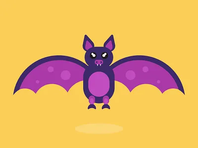 Geo Bat character digital art flat design geometric graphic design illustration illustration 2d print vector