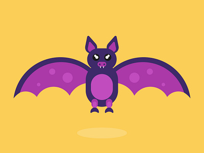 Geo Bat character digital art flat design geometric graphic design illustration illustration 2d print vector