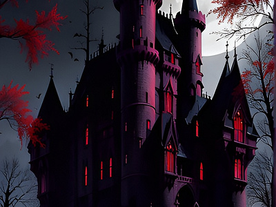 Crimson Castle by Catherine Wallace on Dribbble