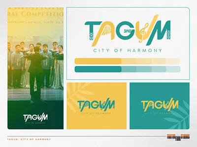 TAGUM Tourism branding logo branding city of harmony competition culture graphic design international logo music palm city tourism